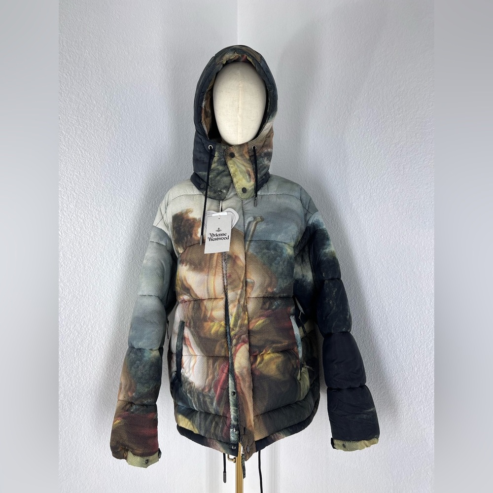 Vivienne Westwood Boucher Print Lasa Anorak Puffa Puffer Coat